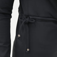 Swimwear GLOWco Exclusive Ocean Drape Swimwear in Black