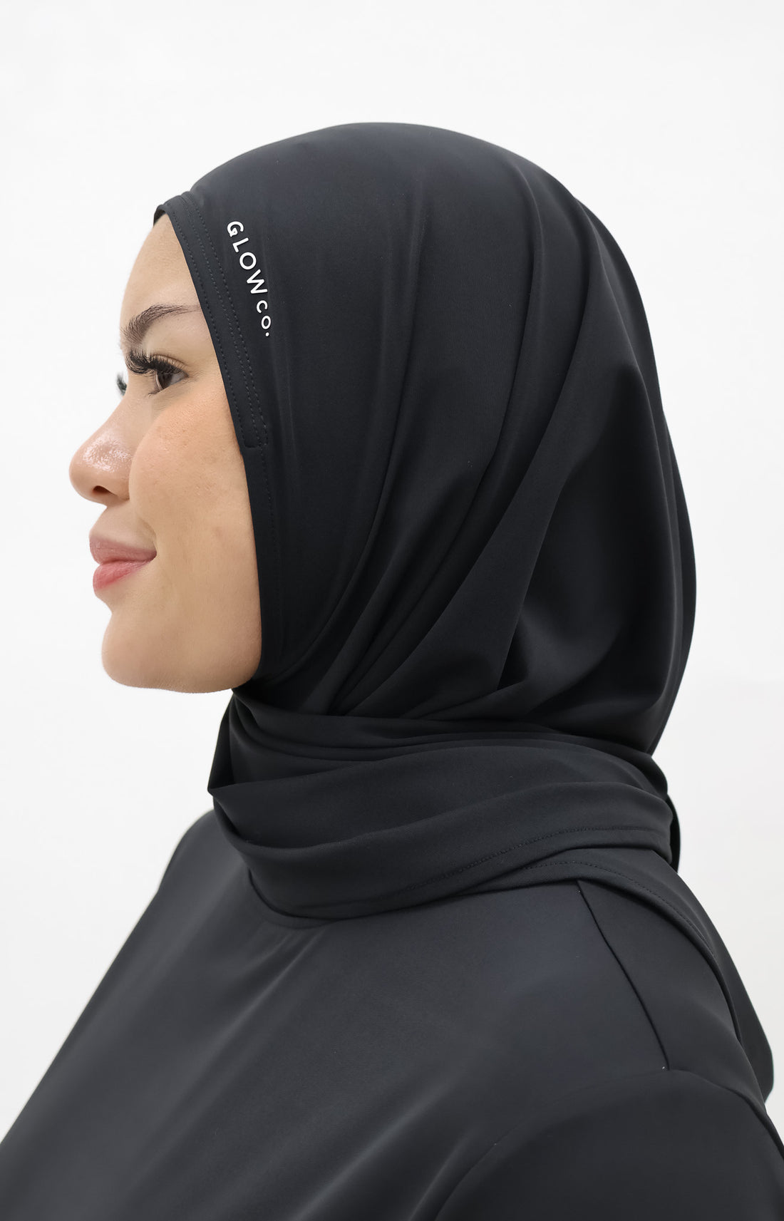 Swimwear GLOWco Exclusive Ocean Drape Swimwear in Black