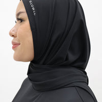 Swimwear GLOWco Exclusive Ocean Drape Swimwear in Black