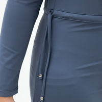 Swimwear GLOWco Exclusive Ocean Drape Swimwear in Marine