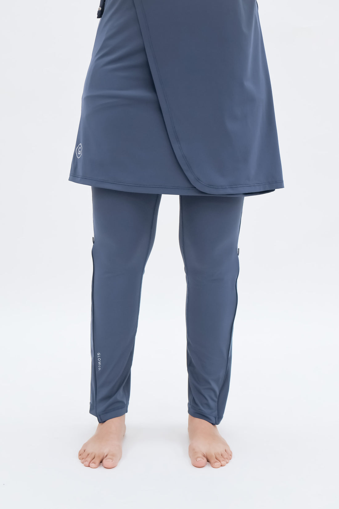 Swimwear GLOWco Exclusive Ocean Drape Swimwear in Marine