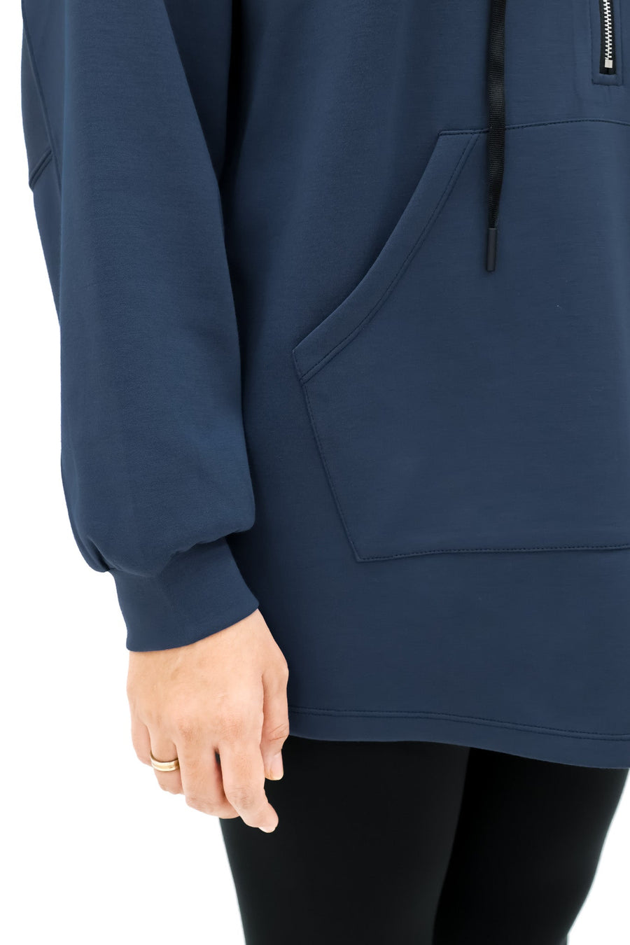 Tops GLOWco Exclusive Oversized Hoodie in French Navy