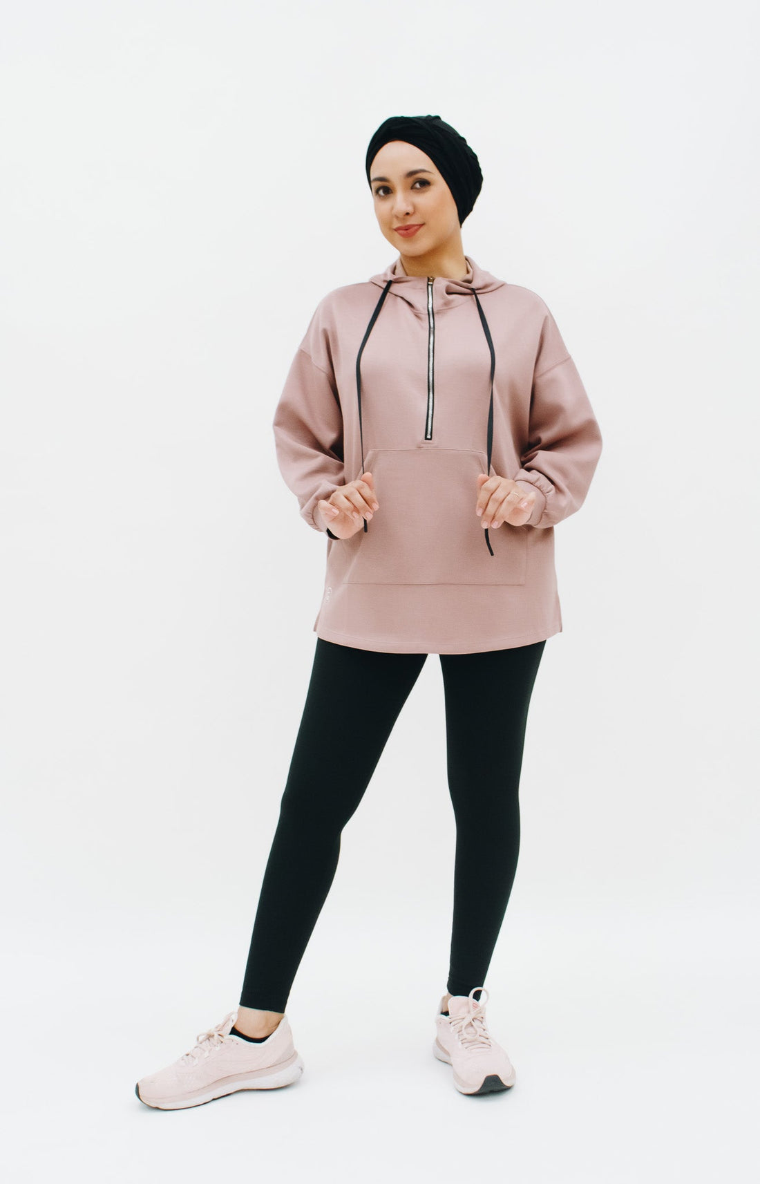 Tops GLOWco Exclusive Oversized Hoodie in Rosy Brown