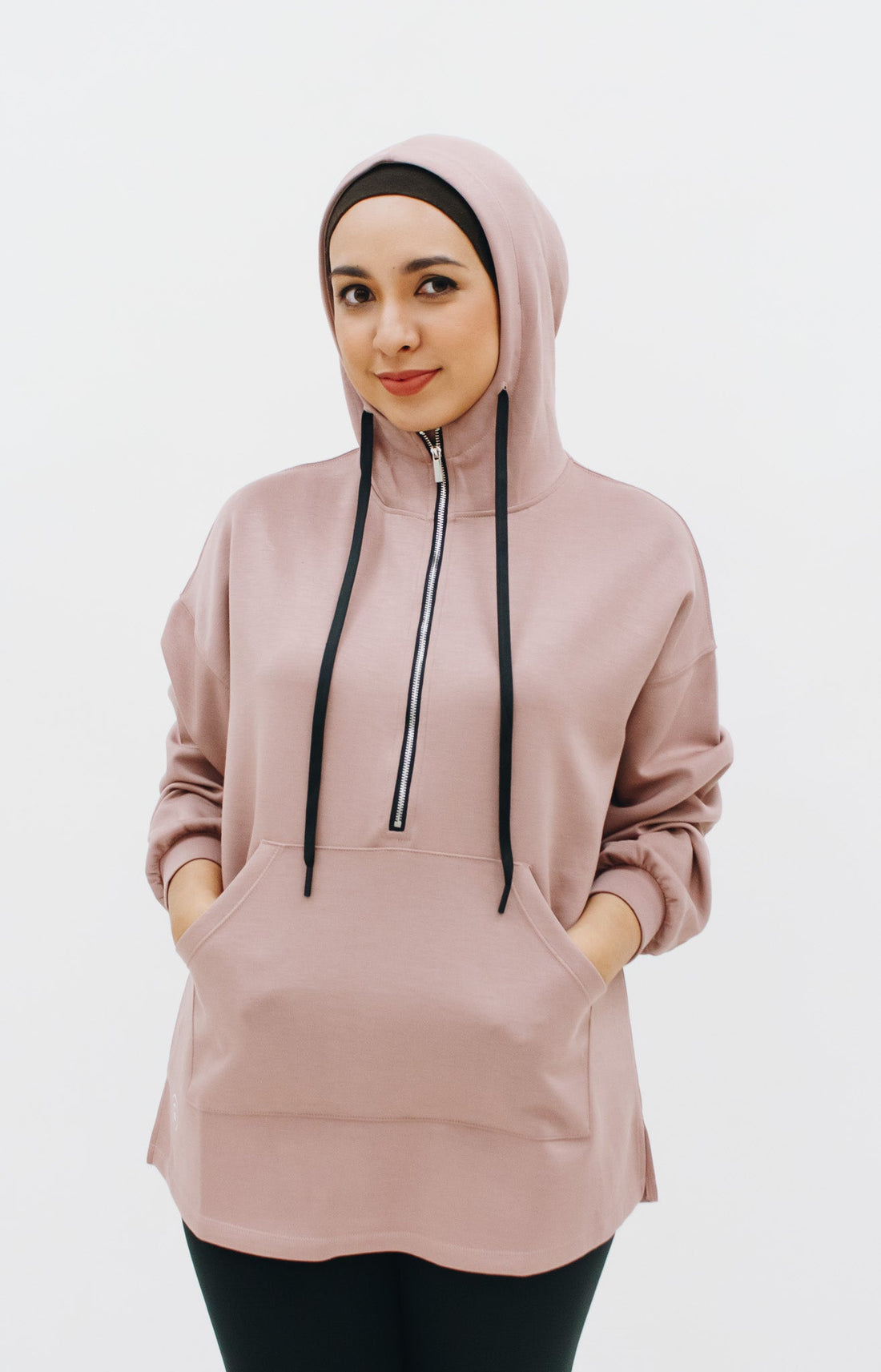 Tops GLOWco Exclusive Oversized Hoodie in Rosy Brown