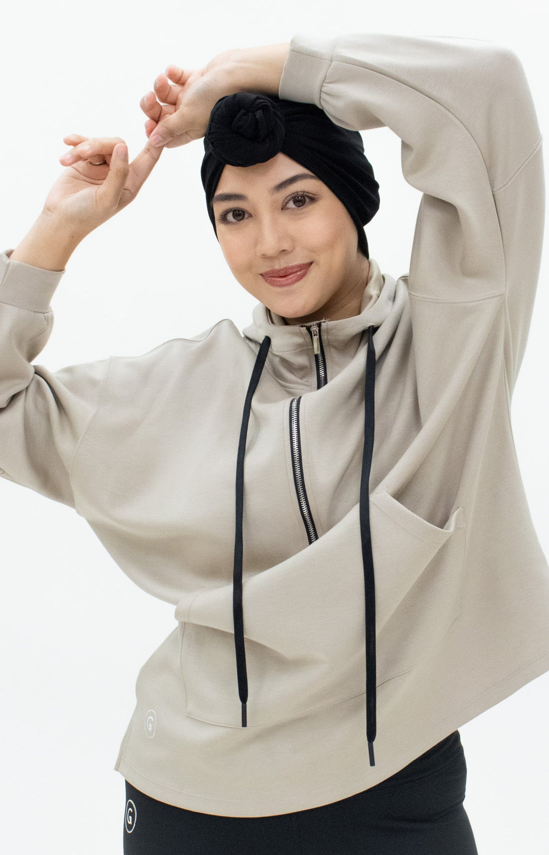 Tops GLOWco Exclusive Oversized Hoodie in Sage