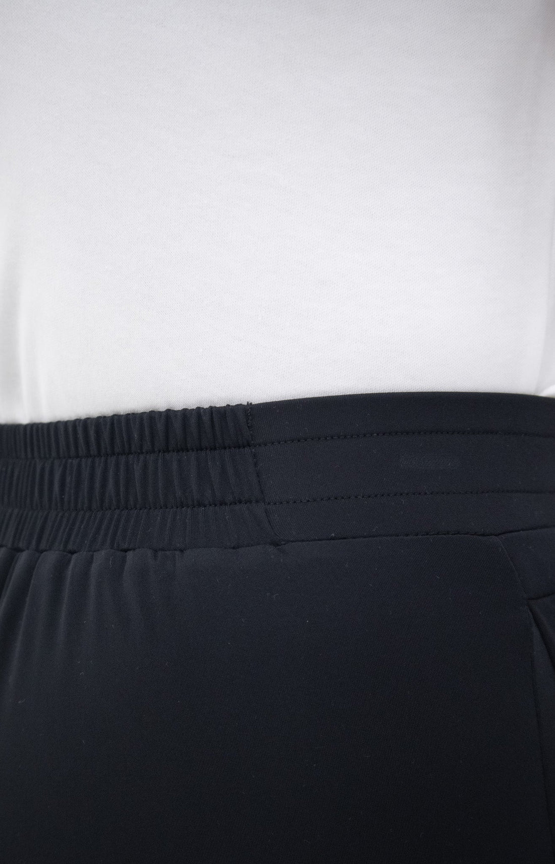 Bottoms GLOWco Exclusive Relaxed Fit Wide Leg Pants in Raven