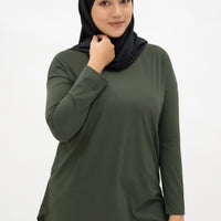 Tops GLOWco Exclusive Seriously Smooth Top in Deep Olive