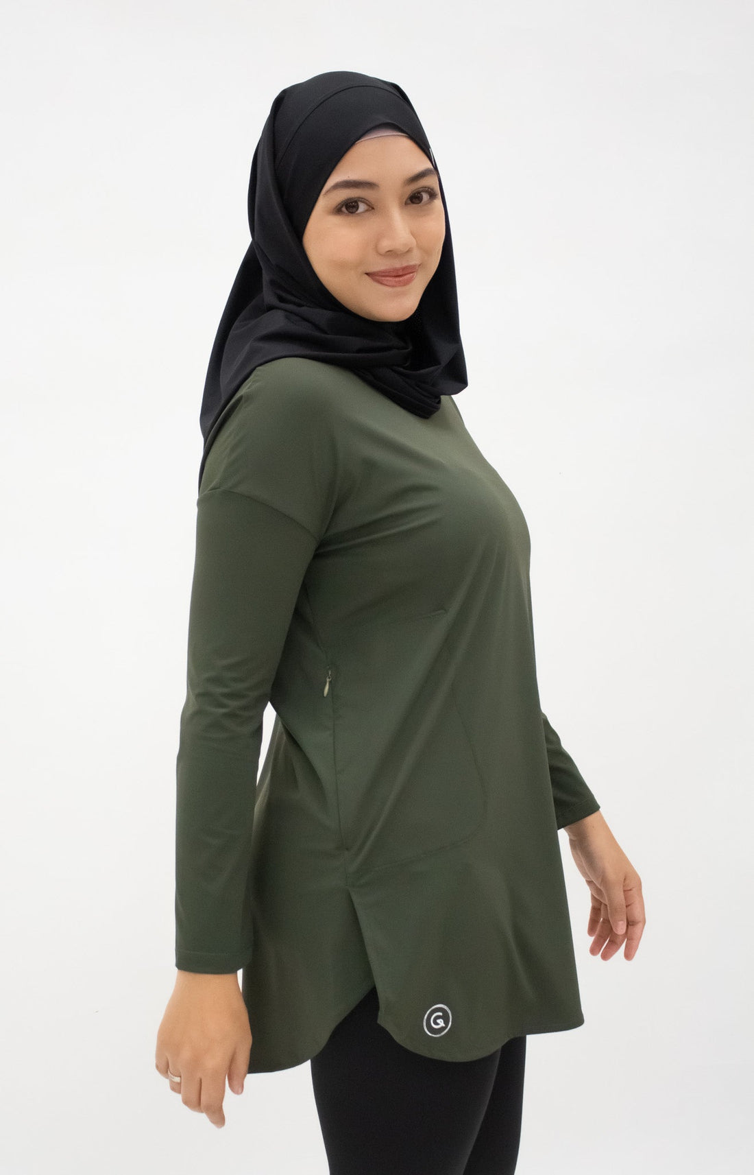 Tops GLOWco Exclusive Seriously Smooth Top in Deep Olive