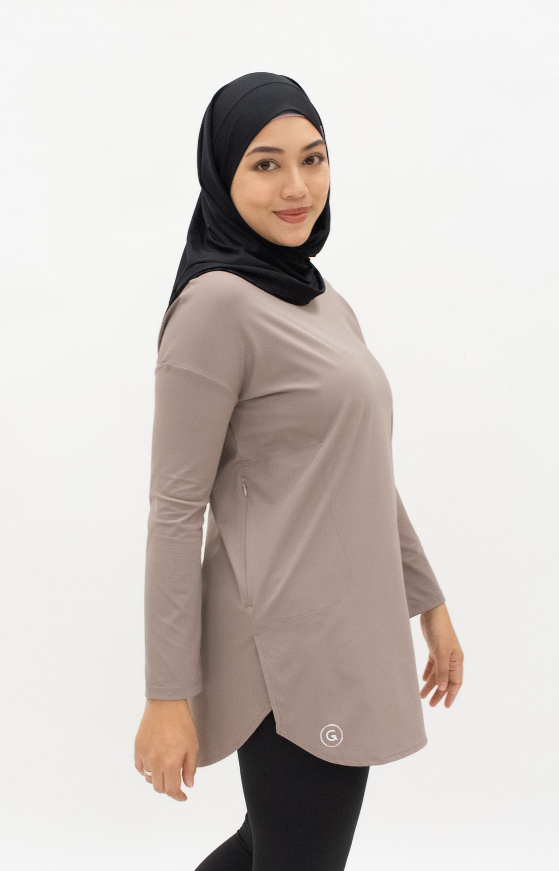 Tops GLOWco Exclusive Seriously Smooth Top in Taupe