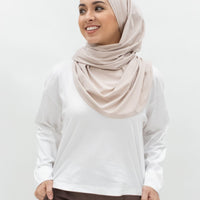 Sports Hijabs GLOWco Exclusive Tie Back MAXI Shawl in Barely Blush