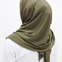 Sports Hijabs GLOWco Exclusive Tie Back MAXI Shawl in Burnt Olive