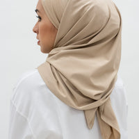 Sports Hijabs GLOWco Exclusive Tie Back MAXI Shawl in Cuban Sand