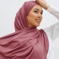 Sports Hijabs GLOWco Exclusive Tie Back MAXI Shawl in Wild Berry