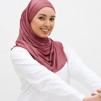 Sports Hijabs GLOWco Exclusive Tie Back MAXI Shawl in Wild Berry