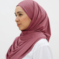 Sports Hijabs GLOWco Exclusive Tie Back MAXI Shawl in Wild Berry