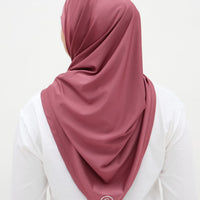 Sports Hijabs GLOWco Exclusive Tie Back Regular Shawl in Wild Berry