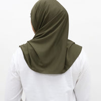 Sports Hijabs GLOWco Exclusive Wrap Shawl in Burnt Olive