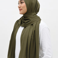Sports Hijabs GLOWco Exclusive Wrap Shawl in Burnt Olive