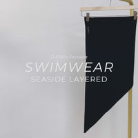Seaside Layered Swimwear in Black