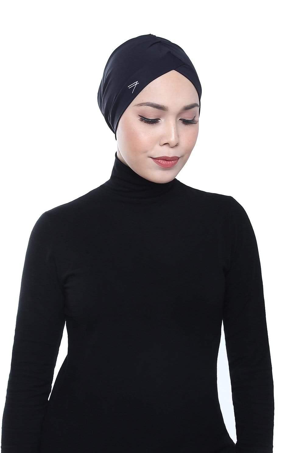 Aqua Sol Swim Turban in Black