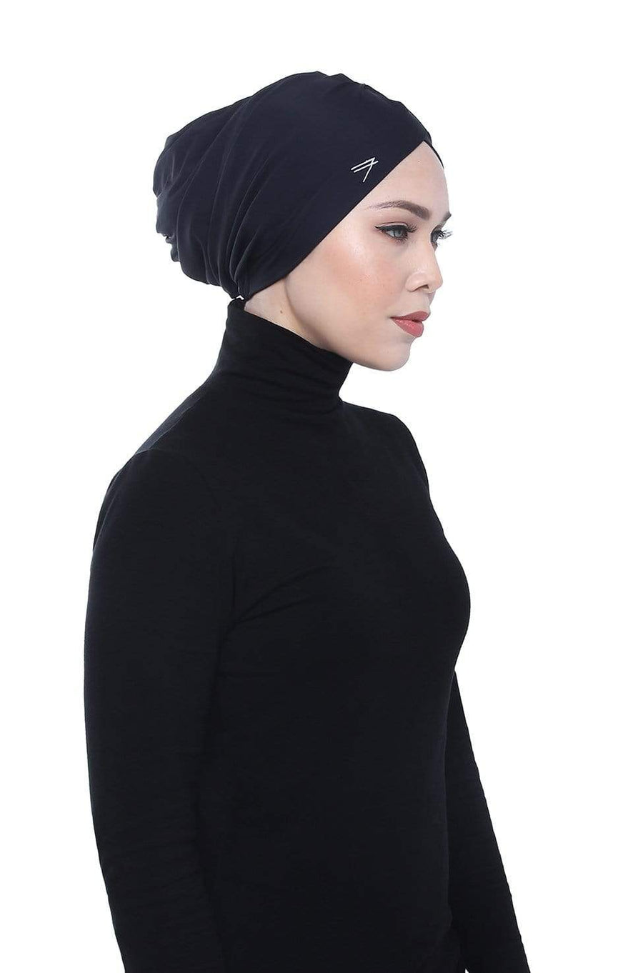 Swim Adlina Anis Aqua Sol Swim Turban in Black