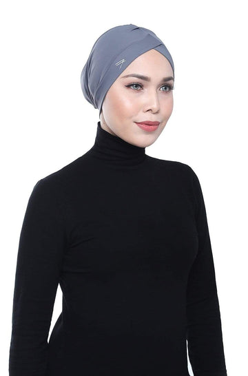 Aqua Sol Swim Turban in Grey