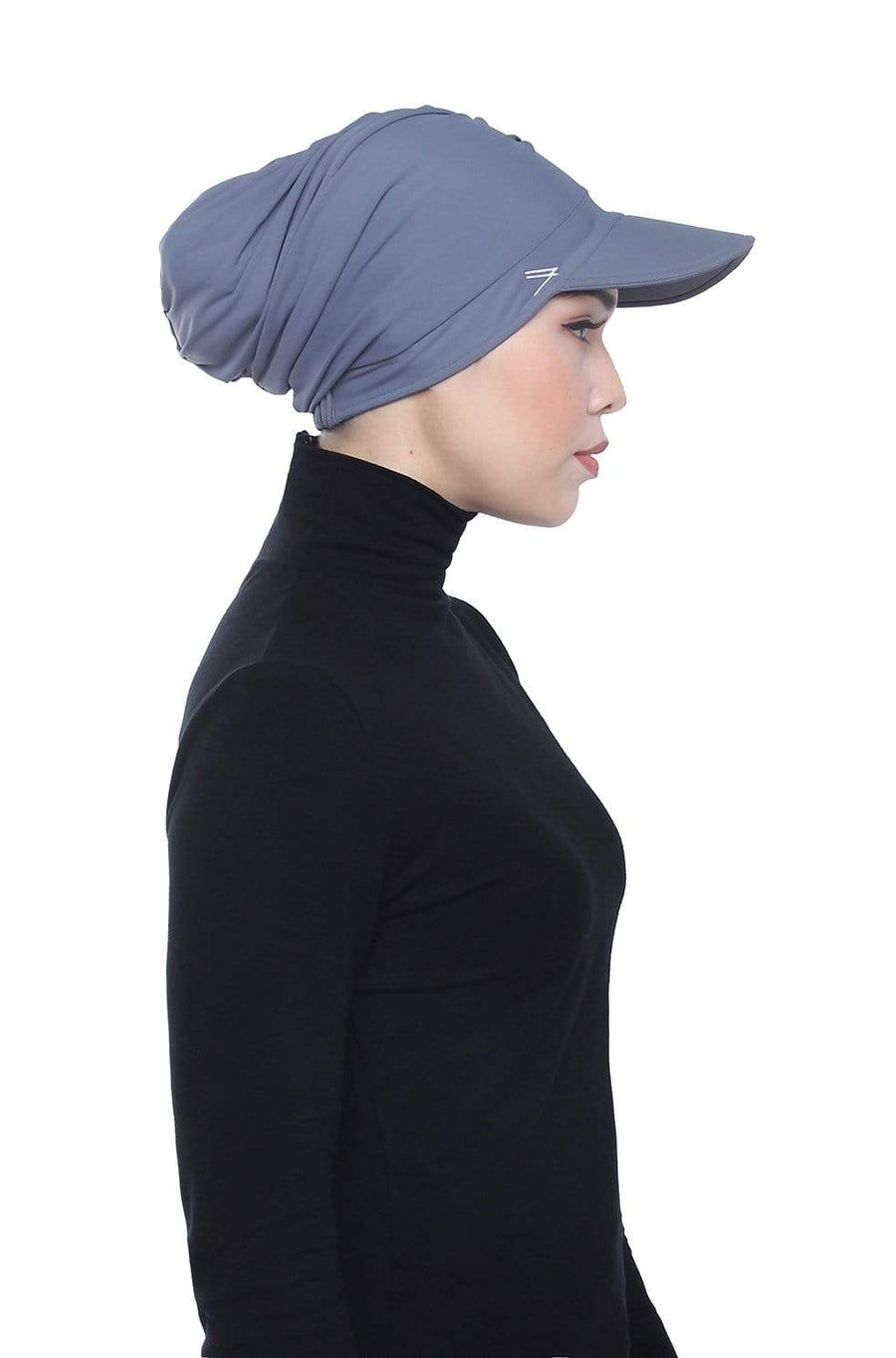 Aqua Sol Turban Cap in Grey