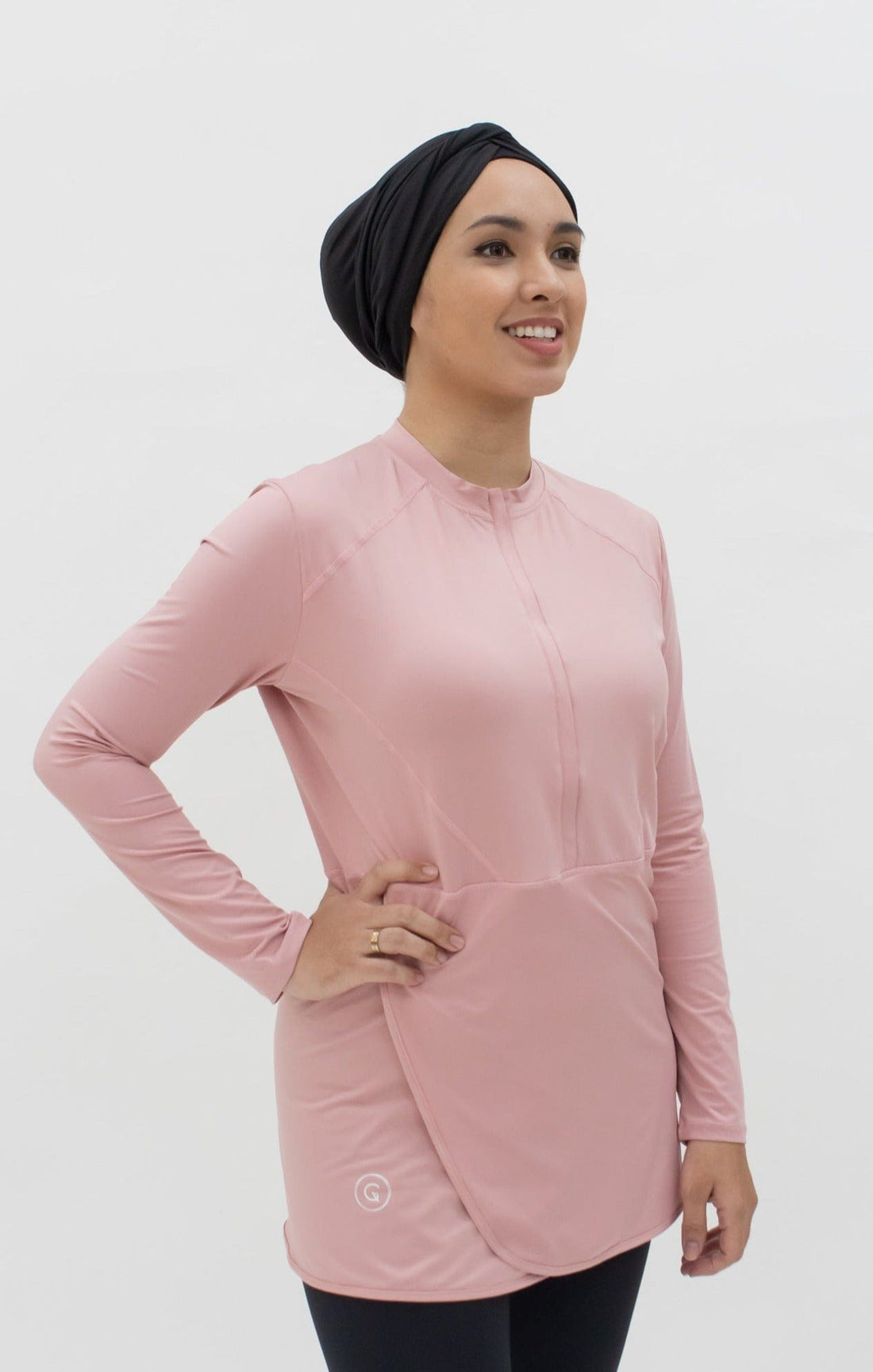 Sports Tops GLOWco Exclusive Criss Cross Top in Blush Pink