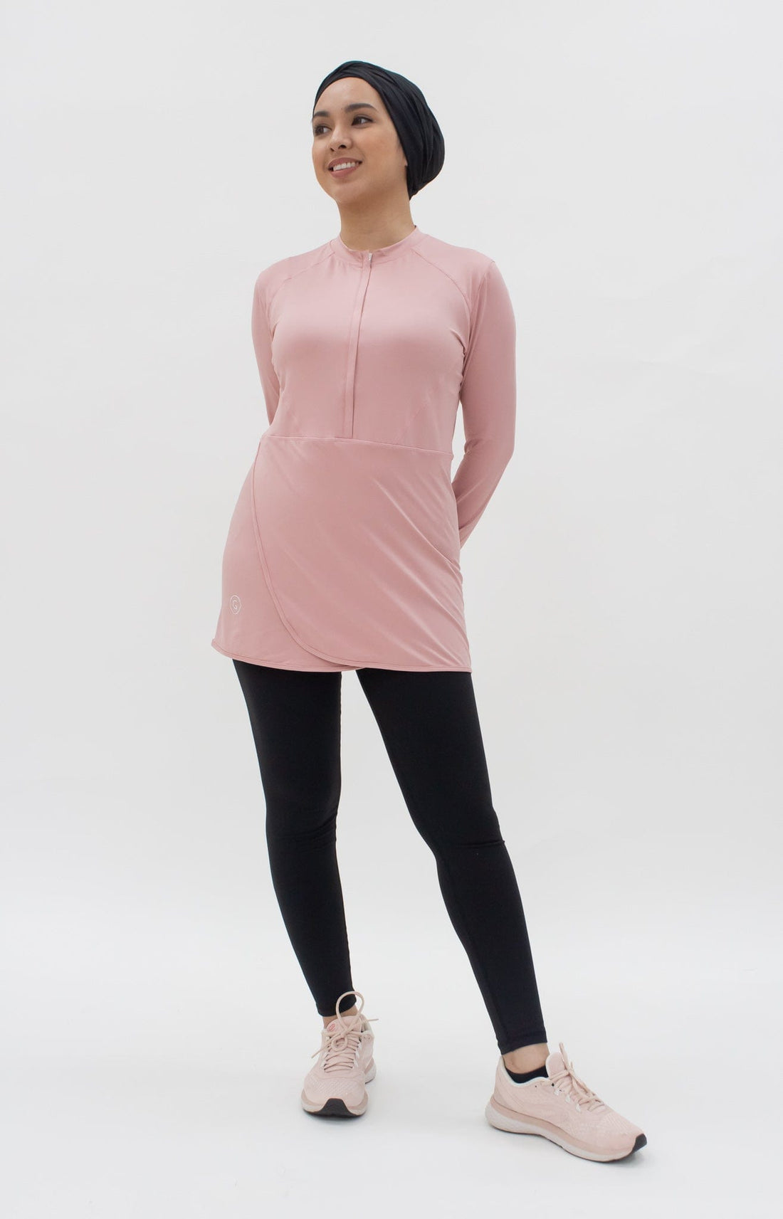 Sports Tops GLOWco Exclusive Criss Cross Top in Blush Pink
