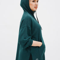 Tops GLOWco Exclusive Oversized Hoodie in Teal