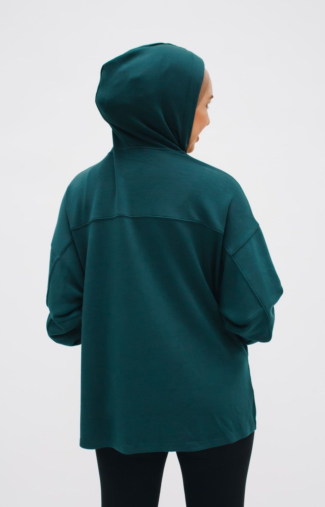 Tops GLOWco Exclusive Oversized Hoodie in Teal