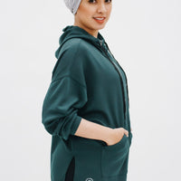 Tops GLOWco Exclusive Oversized Hoodie in Teal