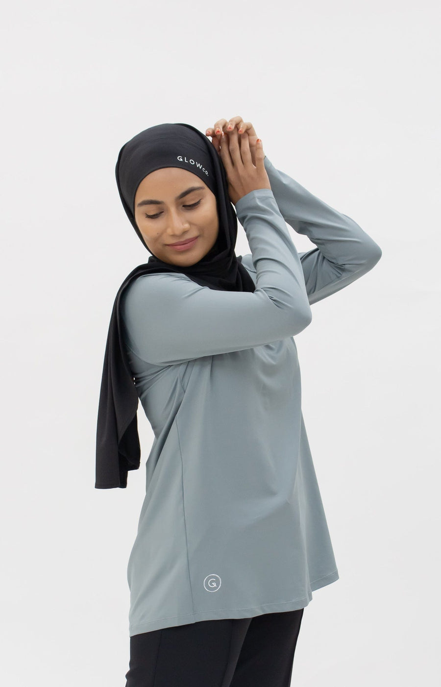 Sports Tops GLOWco Exclusive Pleated Top in Mint Green
