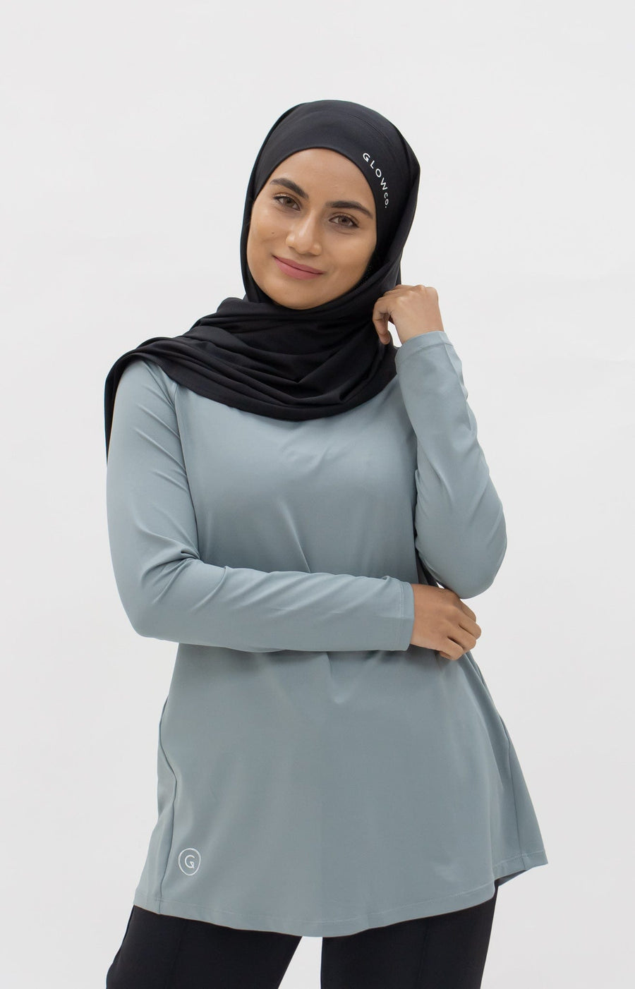 Sports Tops GLOWco Exclusive Pleated Top in Mint Green