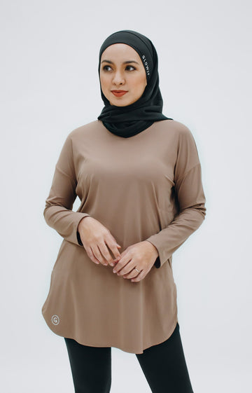 Tops GLOWco Exclusive Seriously Smooth Top in Mocha