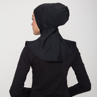 Swim Matsalleh Design Swim Hijab in Black