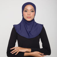 Swim Matsalleh Design Swim Hijab in Navy Blue