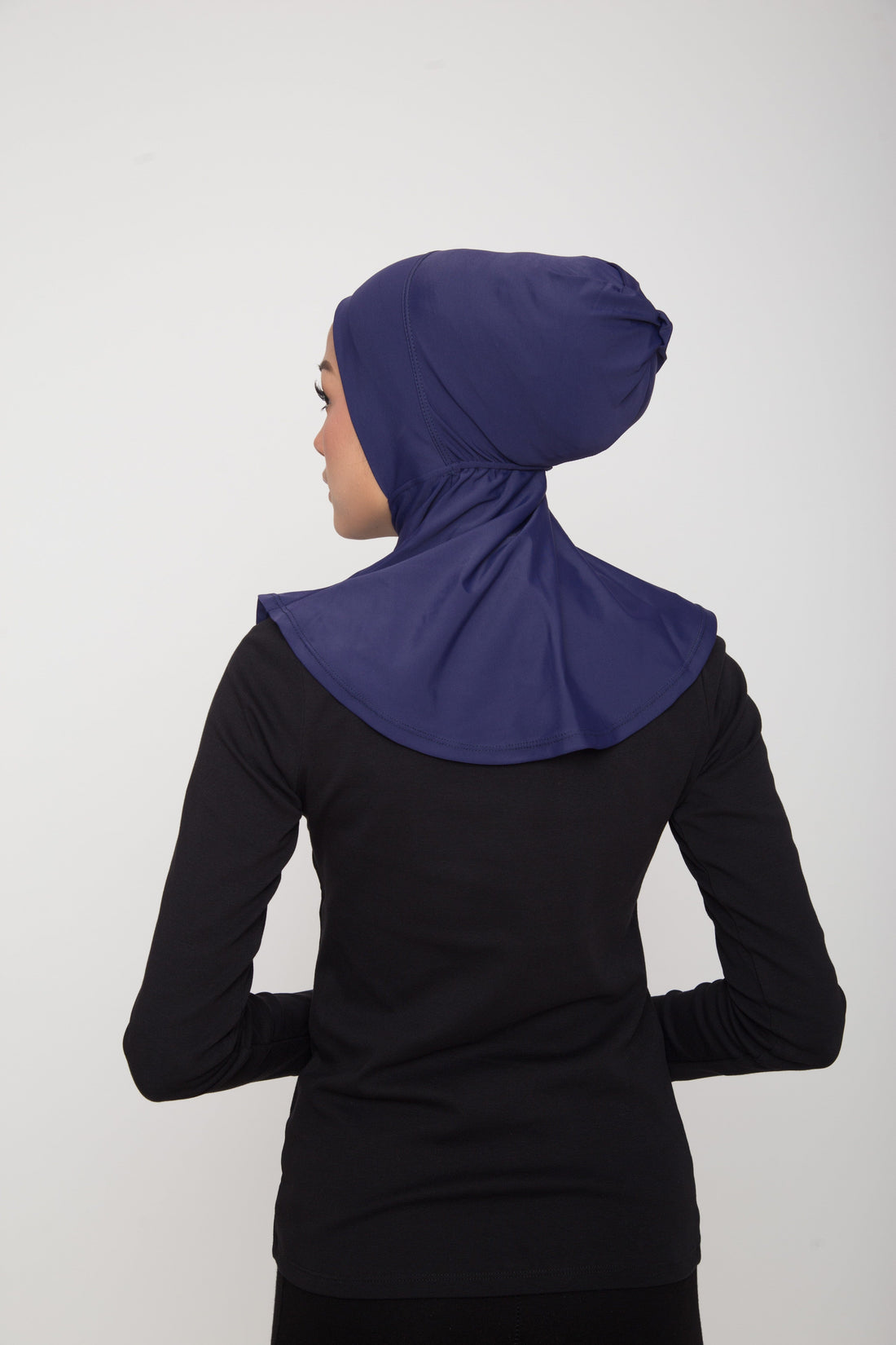 Swim Matsalleh Design Swim Hijab in Navy Blue