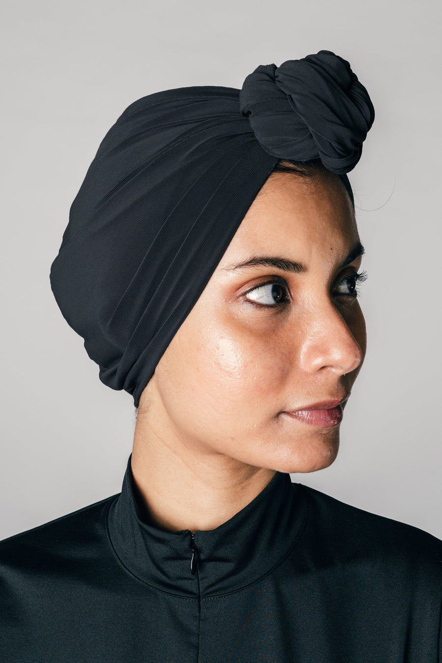Sports Hijabs The Turkish Cloth Instant Twist Turban in Dark Grey