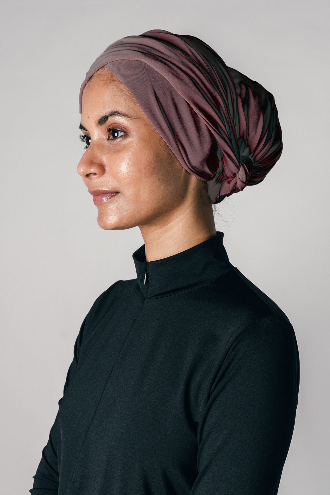 Sports Hijabs The Turkish Cloth Instant Twist Turban in Mulberry