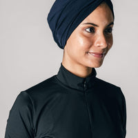 Sports Hijabs The Turkish Cloth Instant Twist Turban in Navy