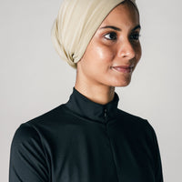 Sports Hijabs The Turkish Cloth Instant Twist Turban in Sand Beige